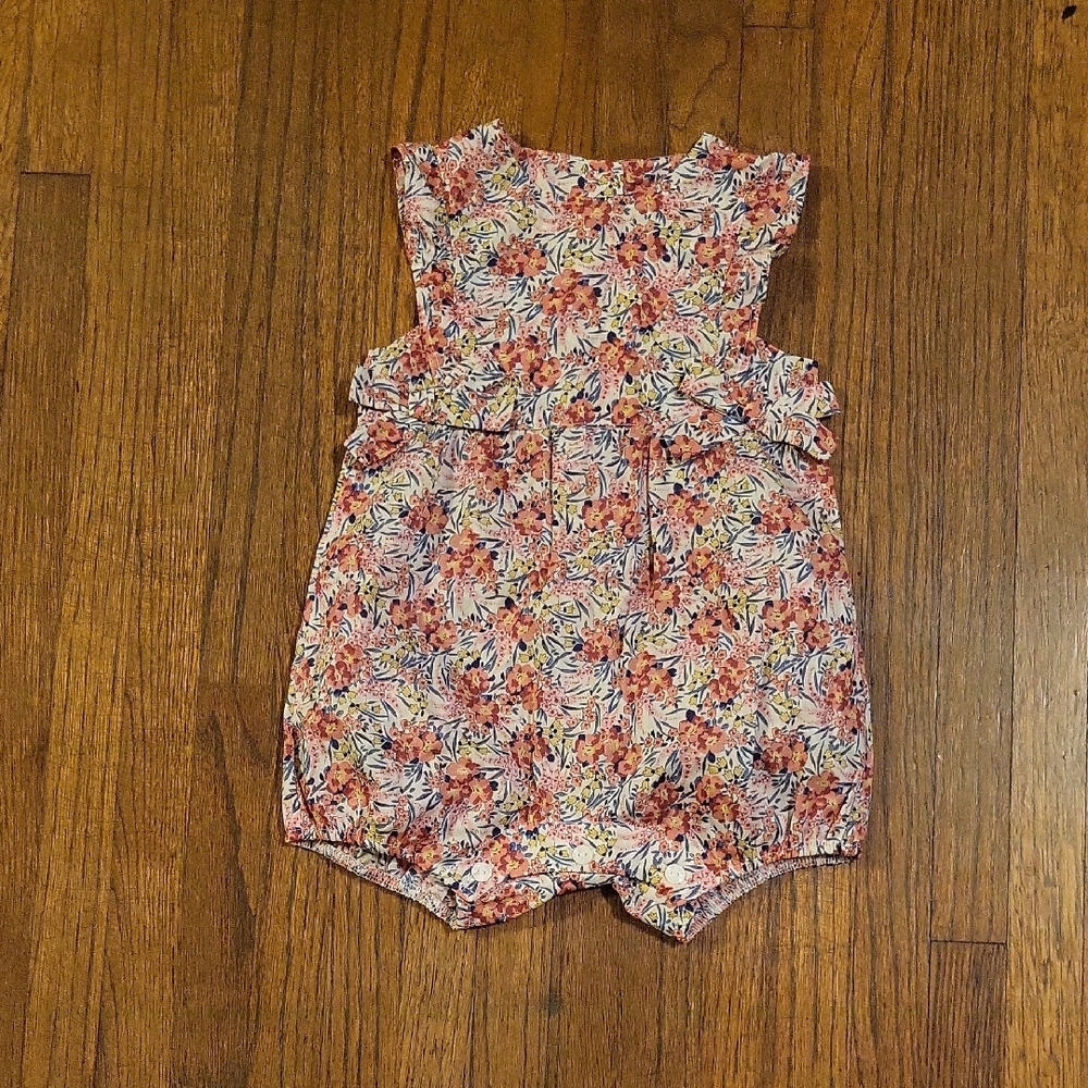 Tartine et Chocolat Floral Baby Romper